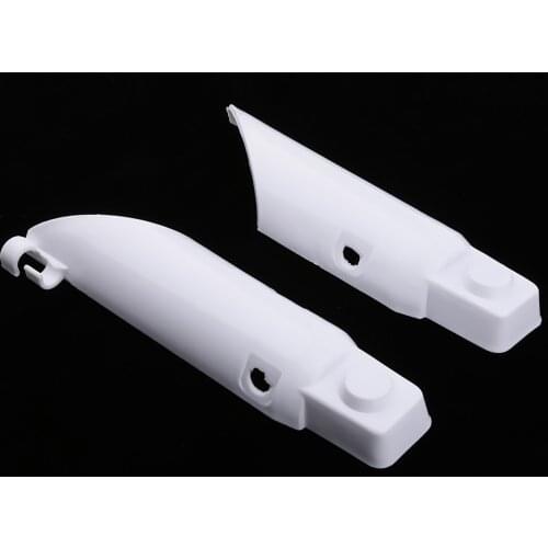 White Plastic Motorcycle Fork Guard Forks Protectors Cover Replacement Set For Honda CRF50 CRF 50
