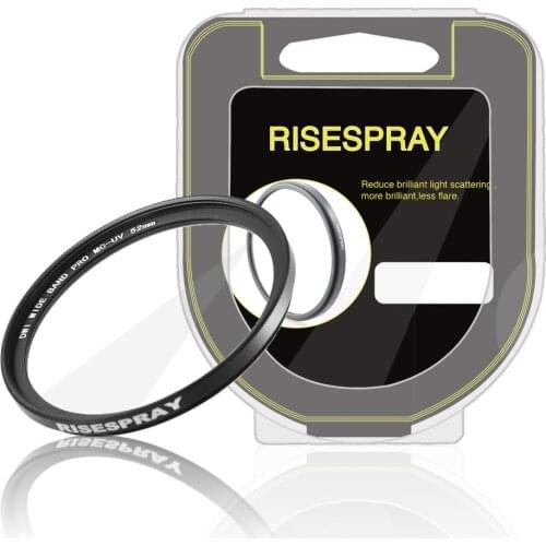New arrive RISESPRAY 52mm MC UV Ultra-Violet Lens Filter Protector for canon nikon sony pentax camera lens