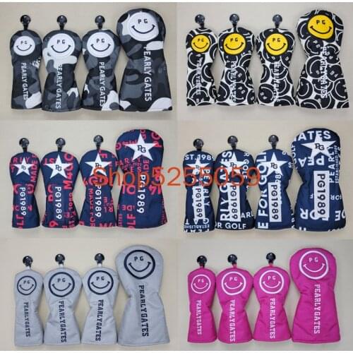 Pearly Gates Golf Club Driver Fairway Wood Hybrid UT Headcover New Design Fashion For Golf Club Head Protection Cover