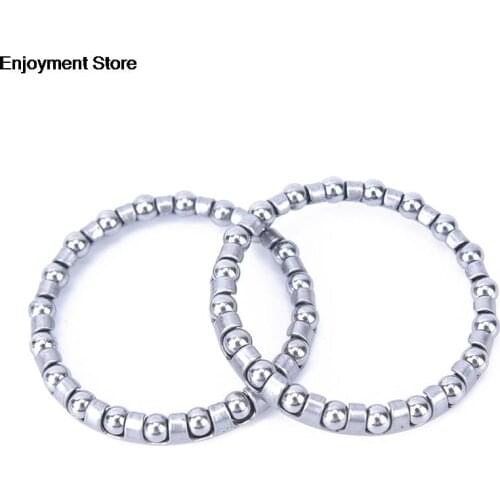 2pcs Bike Headset Caged Ball Bearing Frame Front Fork Rear Pearl Retainers Race Cycling Headset Bearing Bicycle Parts