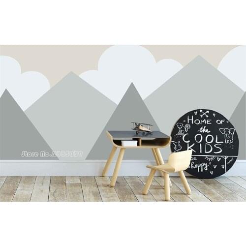 274*165cm DIY Mountain Decor Wall Decal For Baby Nursery Careative Vinyl Home Decoration Wall Stickers Mountains Murals LC1239
