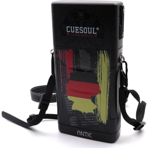 CUESOUL ANTIE Hard Dart Case for Steel Tip Darts/Soft Tip Darts-German Flag Design