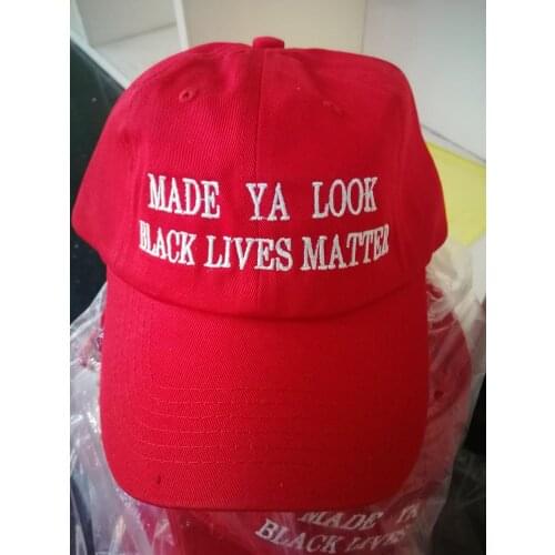 Black lives matter Cotton Baseball Cap Adjustable Visor Caps