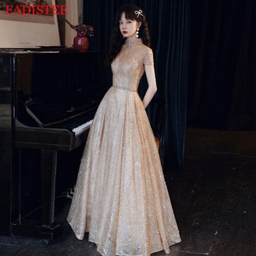 Robes New Style Evening Dresses Short Sleeves Prom Party Gown Robe De Soirée De Mariage Vestidos De Fiesta вечерние платья