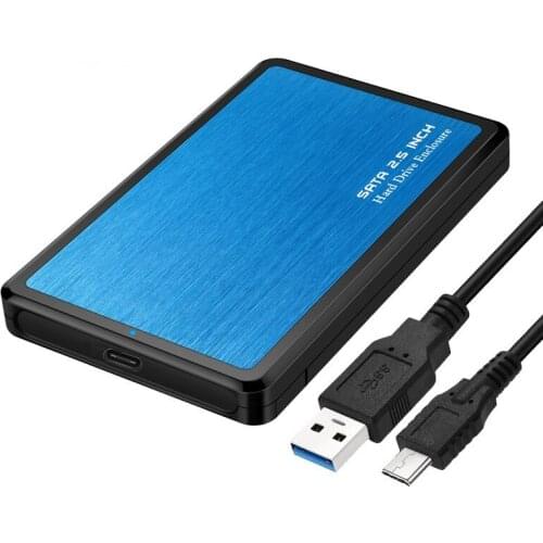 Type-C Usb3.1 Mobile Hard Disk Box, Metal Aluminum Alloy Notebook Hard Disk Box, Supports 6TC Large Capacity