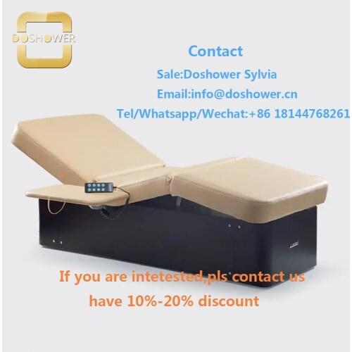 Beauty salon facial bed with beauty bed rolls for electric eyelash bed massage