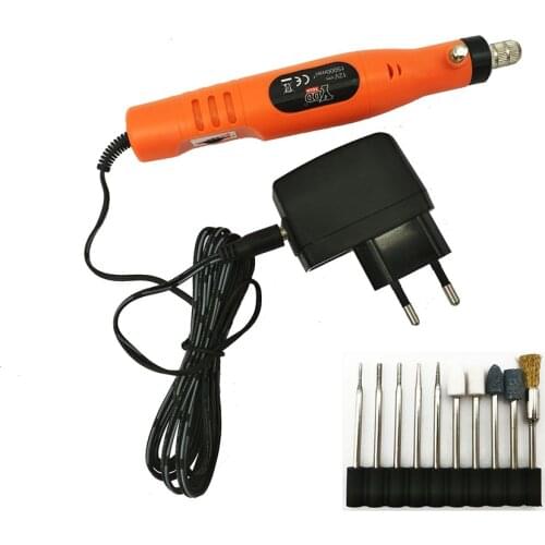 Variable Speed Mini Grinder Electric Engraving Pen Grinding Drill DIY Polishing Rotary Tool With Accessories