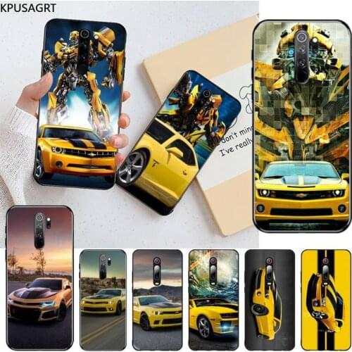 Bumblebee Convertible Sports car Soft Phone Cover for Redmi Note 9 8 8T 8A 7 6 6A Go Pro Max Redmi 9 K20 K30 Pro