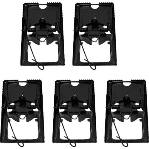 New 5 Packs Mouse Traps Effective Sanitary Safe Mice Catcher Traps For House Reusable Mouse Traps Small Mice Snap Catcher Traps