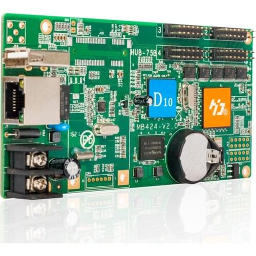 Full-color HD-D10 led module control card 4*HUB75 asynchronous data interface lintel RGB Video picture led display control card