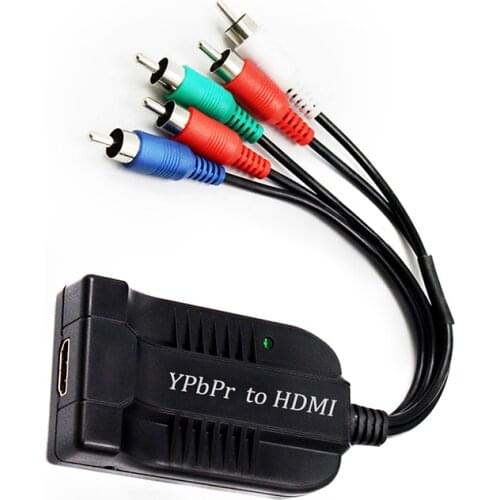 YPbPr to HD Converter Supports 1080P Video Audio Converter Adapter for DVD HDTV XBOX