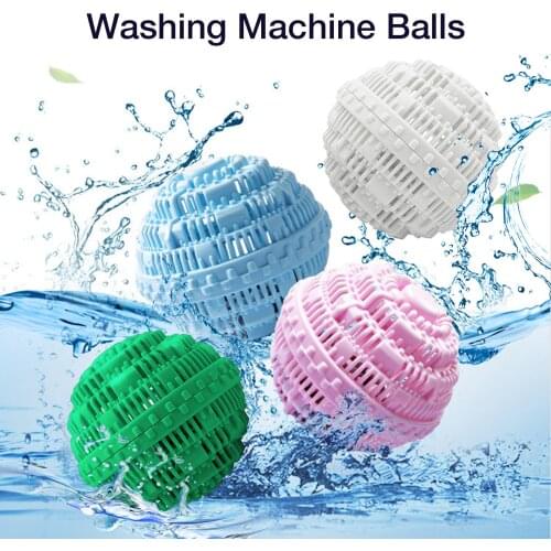 1pcs Washing Machine Balls Eco Reusable Magic Decontamination Silicone Laundry Cleaning Ball Prevent Clothes From Tangling