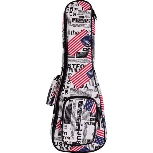 26/23/21 Inch Tenor Ukulele Bag Ukelele Uke Backpack Case 8mm Padding with Adjustable Shoulder Straps Carry Handle