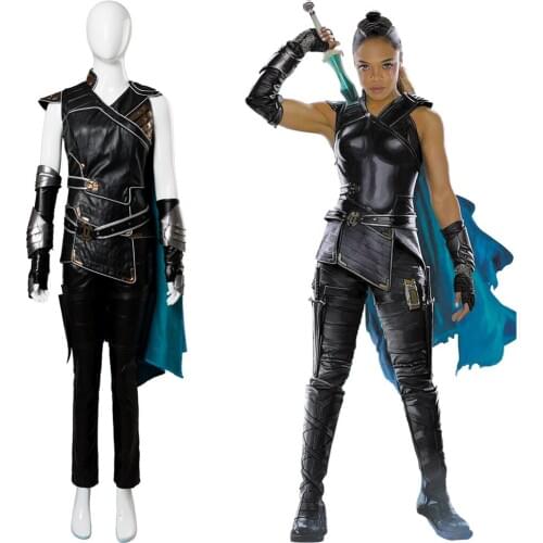 Thor 3 Cosplay Costume Thor Ragnarok Cosplay Costume Valkyrie Costume Halloween Costumes for Women full set