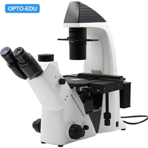 OPTO-EDU A14.2603-TR Optical Trinocular Lab Biological 100x640x Inverted Microscope