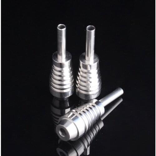 1PCS 25MMStainless Steel Tattoo Grip With Back Stem Professional Tattoo Machine Grips Tattoo Tubes Tips Tool Free Shipping