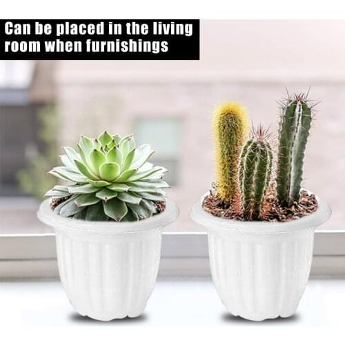 10pcs/20pcs Flower Pots Planters For Succulents Indoor Herb Potted Plants For Office Decoration Garden Home Accessories