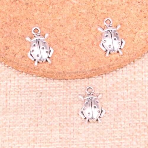 143pcs beetle bug Charms Zinc alloy Pendant For necklace,earring bracelet jewelry DIY handmade 17*11mm
