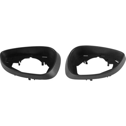 2x Car Left/Right Side Door Wind Rearview Mirror Cover Frame for Ford Fiesta MK7 2009-2017