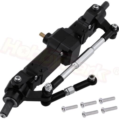 Aluminum Front Bridge Axle Gear Box Transmission Set for WPL 1/16 Military Truck Remote Control Car Spare Upgrade Parts