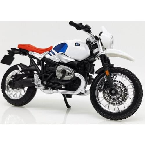 Bburago 1:18 R NineT Urban GS White Blue Diecast Model Bike Street Motorcycle