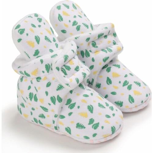 Baby Winter Shoes for Girls Snow Boots for Boys Cute Shoes Kids Toddlers Comfort Soft Newborns Warm Knitted Booties 0-18 Months