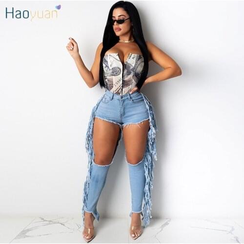 Женские зауженные джинсы HAOYUAN China At AliExpress