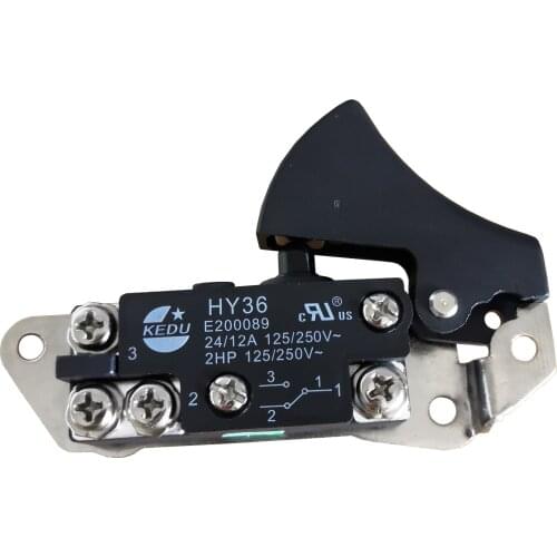 KEDU HY36 KEDU 125/250V 2HP Large Power Electric Drill Angle Grinder Trigger Pushbutton Switch Push Button Switches
