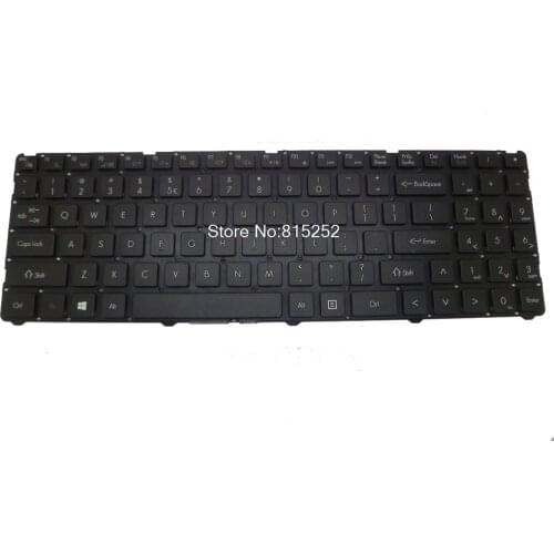 Laptop Keyboard For Haier X3P 15.6 Without Frame Black United States US
