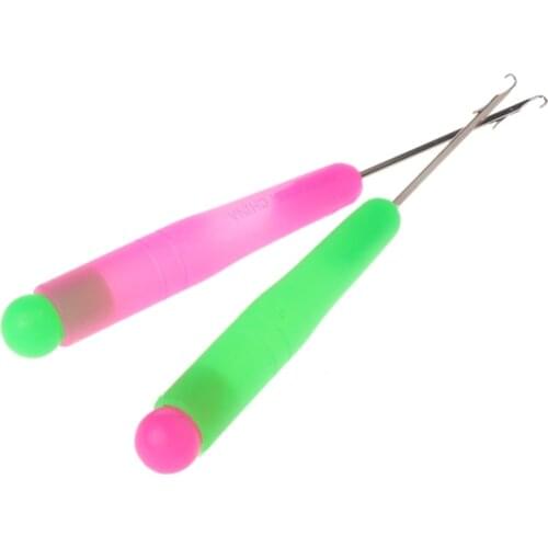 Hair Extension Needle Crochet Hook Braid Tie Weaving Knitting Pulling Wig Tools 875C