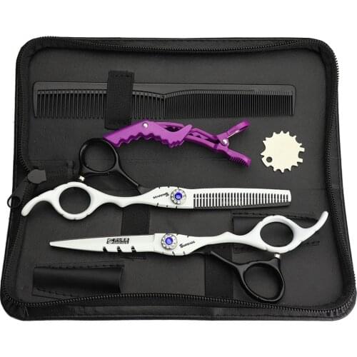 New 6 inch haircut thinning scissors Barber salon hair set professional hairdresser cutting scissors 440c high quality haircuts