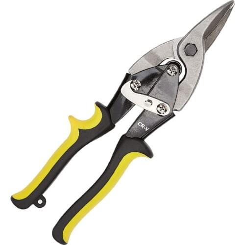 10-Inch Tin Snips Aviation 250mm, Made Of Cr-Mo Steel,For Metal Sheets Cutting, Straight Cut