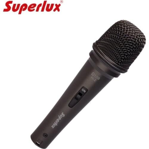 Original Superlux D109 Hi-Z Dynamic recording microphone high impedance guitar amplifier pick up sound microphone