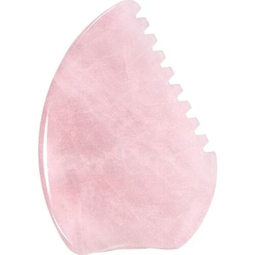 Rose Quartz Stone Gua Sha Massage Tool Scraping Board Facial Body Skin Lifting Beauty Acupuncture Therapy Scraper