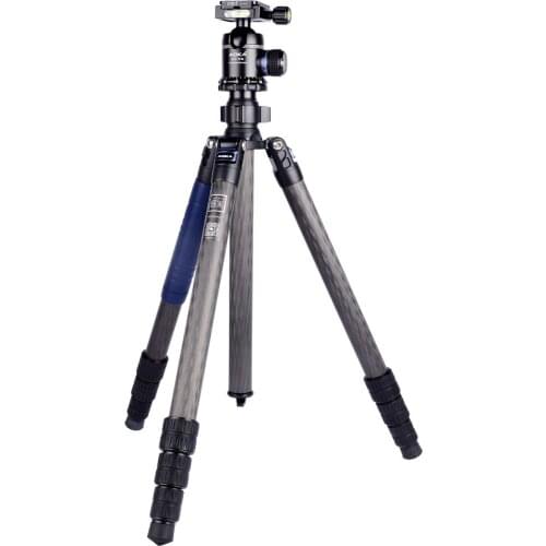 AOKA AK284C Tripod Carbon Fiber Lighweight Professional Camera Stands With KK38 Ball Head 4 Section Max Loading 16kg