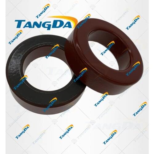 TANGDA T200 Iron powder cores T200-2 OD*ID*HT 51*31*14.5 mm 12nH/N2 10uo Iron dust core Ferrite Toroid Core Coating Red gray T