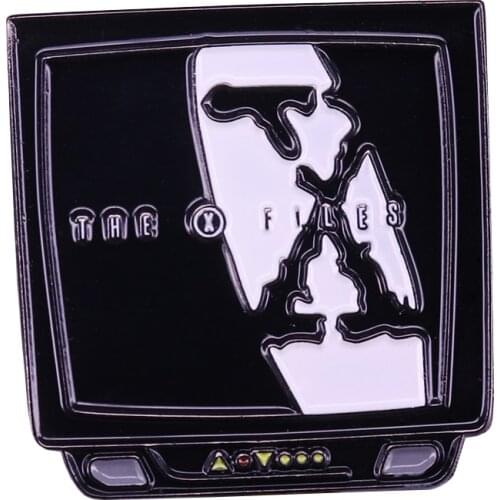 The X Files Enamel Pin The Truth is out there Brooch Movie Themed Jewelry