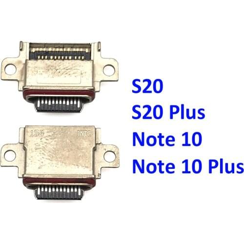 2Pcs ,Charger Micro USB Charging Port Dock Connector Socket For Samsung Galaxy Note 10 S20 Plus USB Charging Port