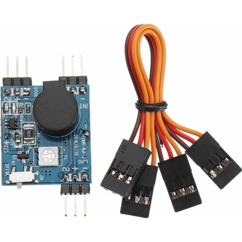 Wireless Alarm Tracking Buzzer 5-8V with LED Light for RC Helicopter FPV Racing Drone Quadcopter