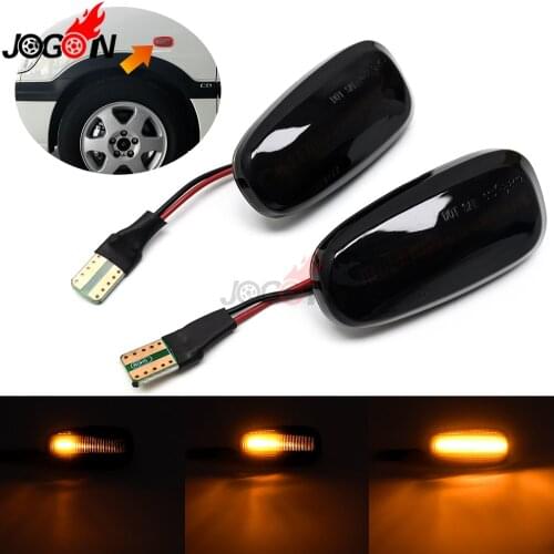 DOT Emark For Opel Zafira A 1999-2005 Astra G 1998-2009 LED Dynamic Turn Signal Light Side Fender Marker Lamp Indicator Blinker