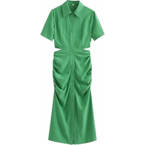 Однотонные летние платья Klacwaya China At AliExpress