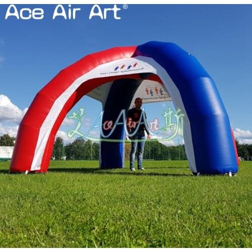 Nice colored 4 legs inflatable dome spider tent,shelter gathering party tent,party places station for sale