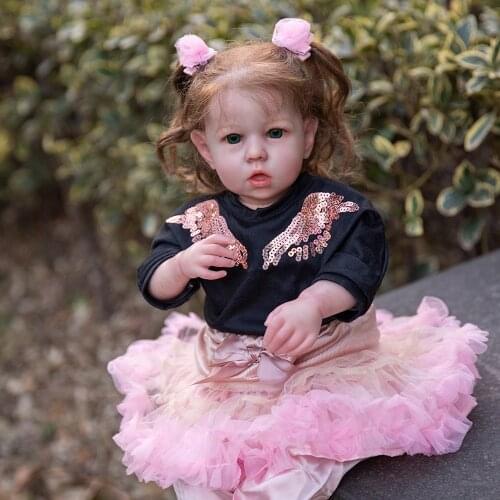 Hoomai Liam 51CM Lifelike Reborn Baby Doll Soft Silicone Vinyl Dolls Toy For Child Birthday Reborn Baby Doll