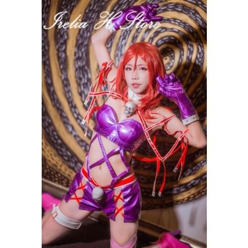 Lovelive Maki Nishikino cosplay Maki Devils patent leather series devil maki lame plots stage cosplay costume made customized