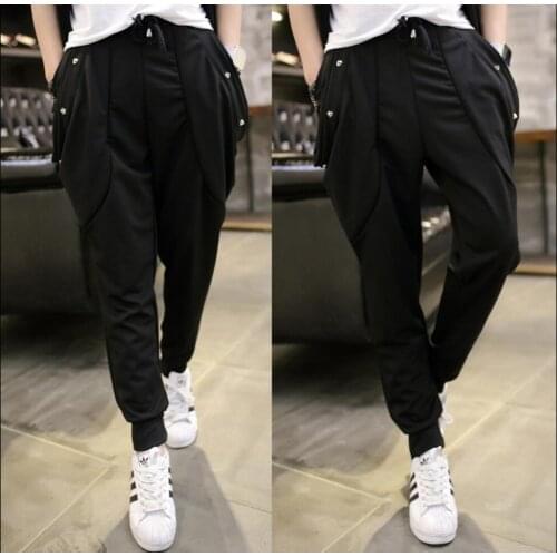 M-9xl 2020 Spring And Summer Mens Fashion Feet Trousers Slim Pants Hairstylist Non-mainstream Casual Tide Pants Singer Costumes
