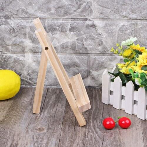 Mini Artist Wooden Easel Wood Stand Display Holder For Party Decoration 20*28cm Triange Easel L4MD