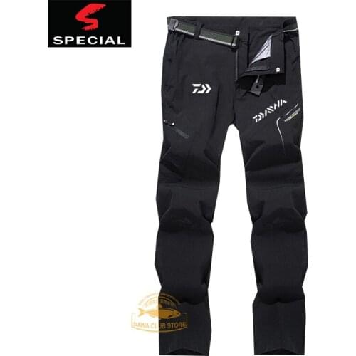 Daiwa New Fishing Quick-drying Trousers Autumn Mens Thin Breathable Stretch Pants Outdoor Mountaineering Sports Assault Pants