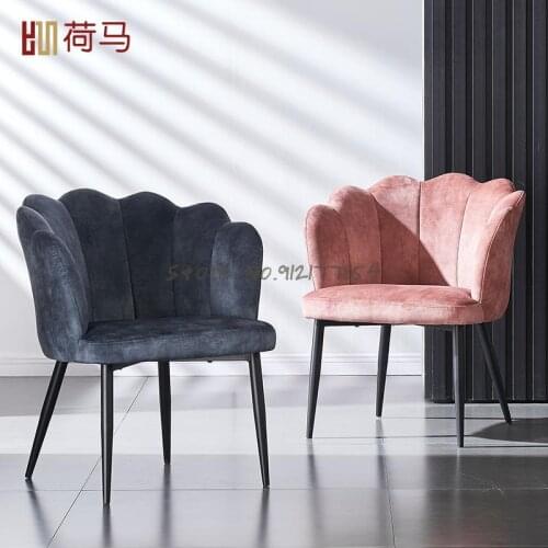 Homer Single Sofa Princess Chair European and American Italian Comfortable Soft Bag Cafe Chair Makeup Stool Dresser Bedroom