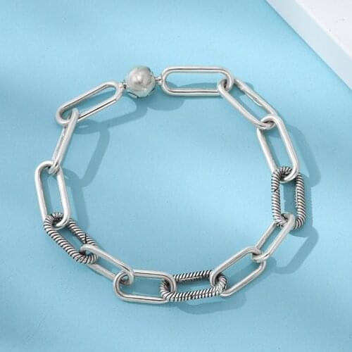 Original diy new bracelet retro pin Tie bracelets pendant charms bead bangle women jewelry for gift