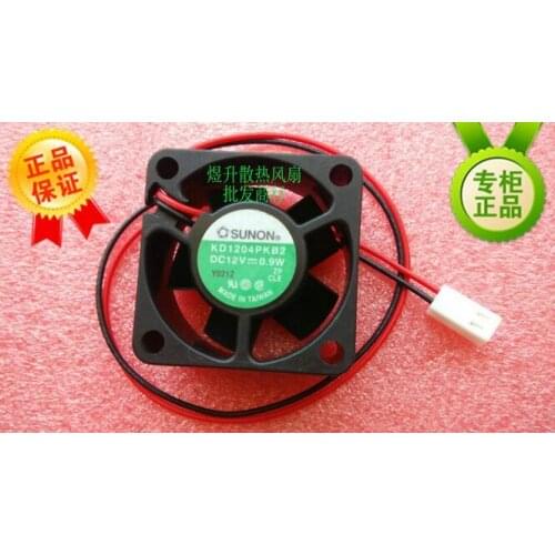 Original SUNON DC12V 0.9W 4CM 4020 40*40*20MM KD1204PKB2 2-wire Axial Flow Cooling Fan